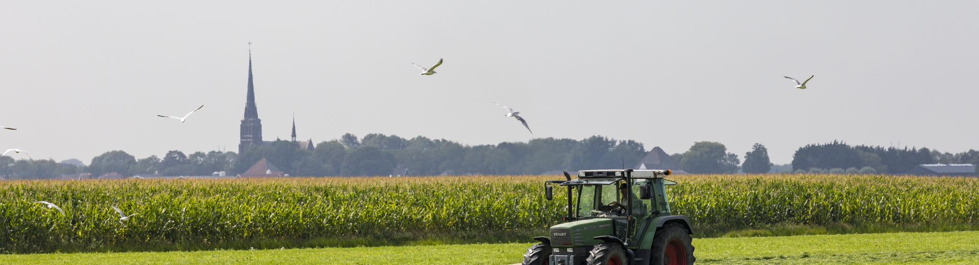 Droogmakerij de Beemster Tractor  028 - Fotograaf Bertel Kolthof © Stichting Werelderfgoed Nederland