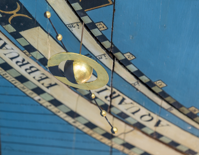 Detail plafon Eise Eisinga Planetarium